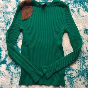 Ralph Lauren | Green Stretchy Sweater Size M